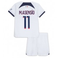 Fotbalové Dres Paris Saint-Germain Marco Asensio #11 Dětské Venkovní 2023-24 Krátký Rukáv (+ trenýrky)